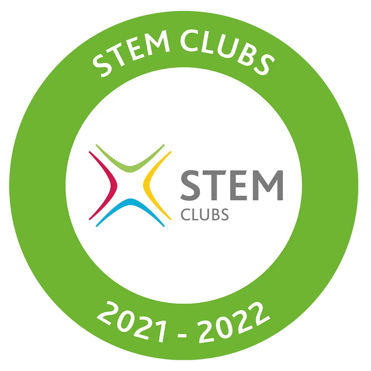 Accreditation badge for: " Establishing a STEM club - from creation to careers 2021/2022"